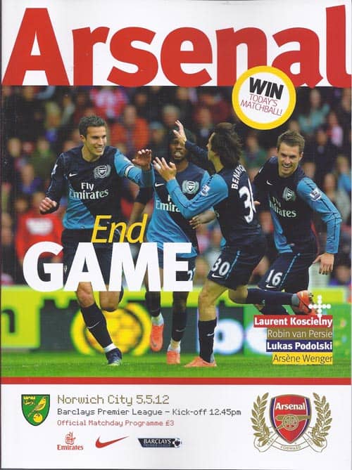 Arsenal FC v Norwich City FC